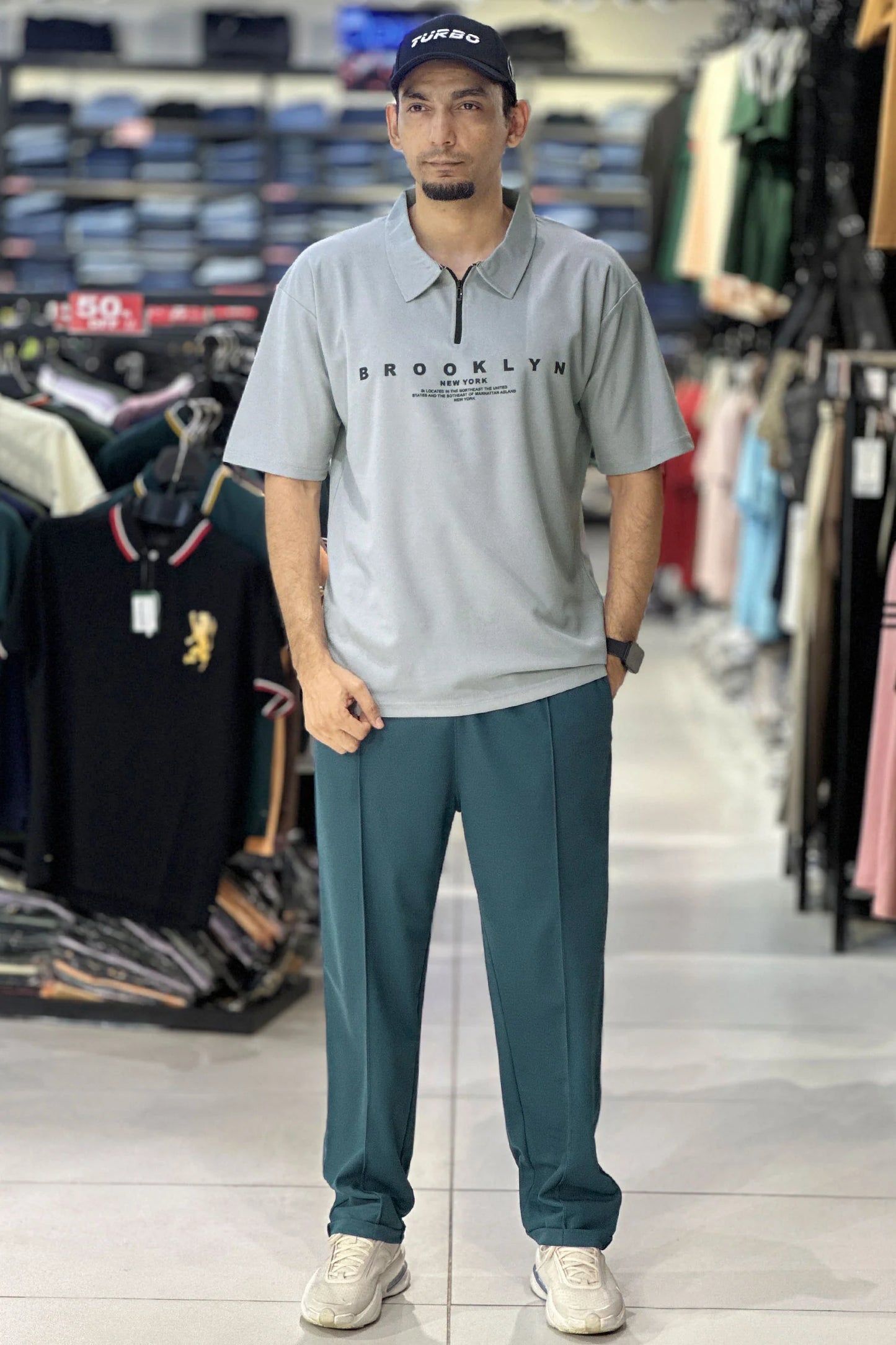 Broklyn Sports Inspired Zipper Style Tracksuit