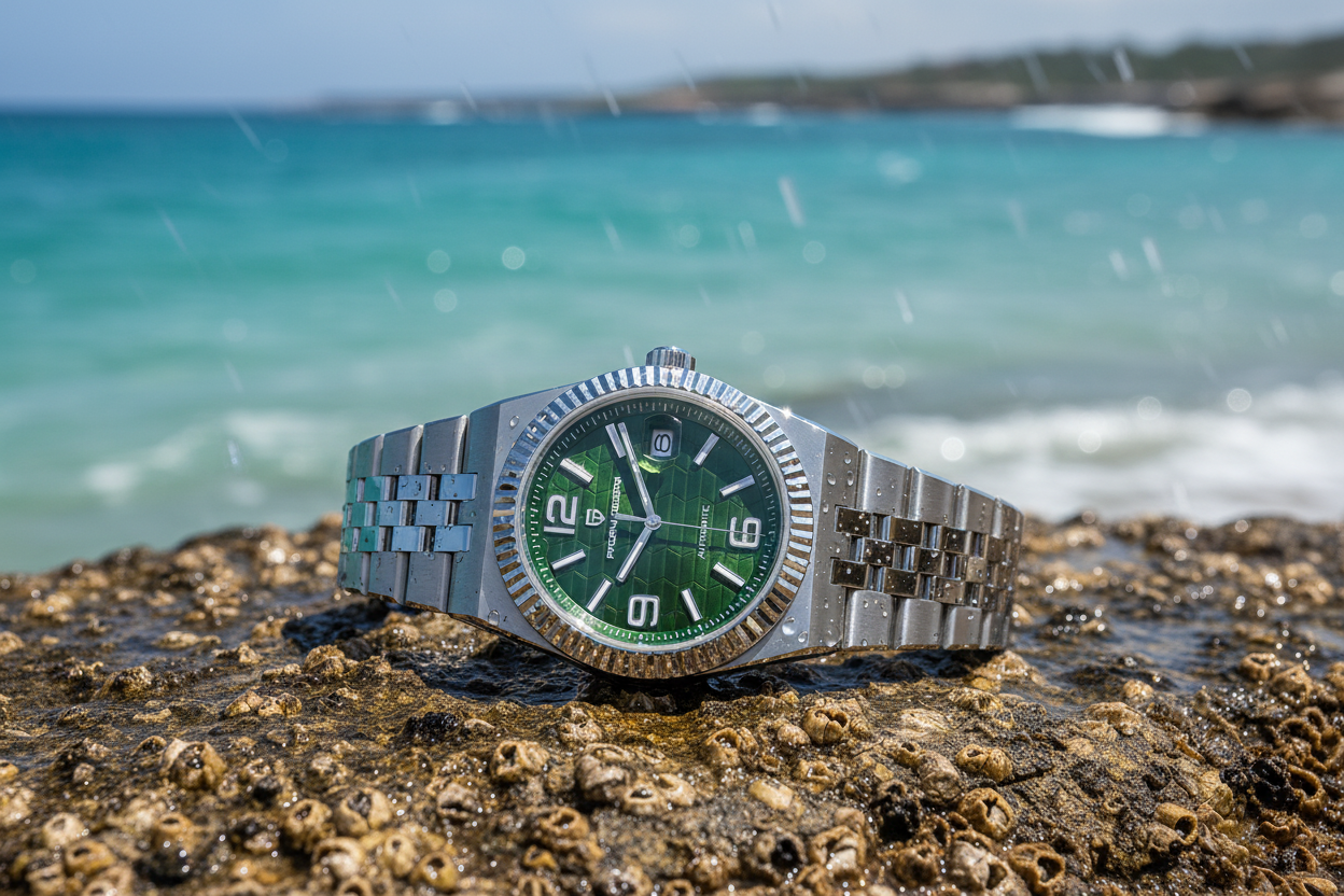 Pagani Design Watch – Ocean Coastal Background
