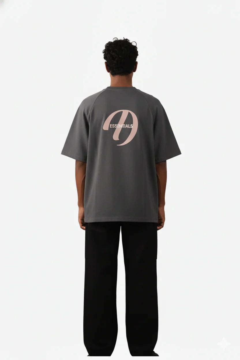 Essentials Grey Oversized Tee
