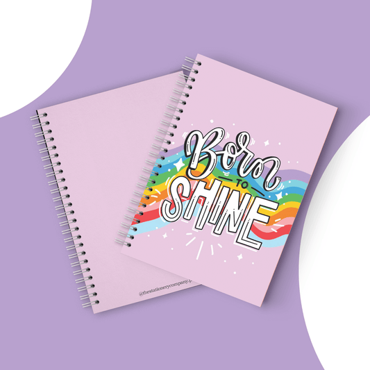 Born To Shine Spiral Notebooks