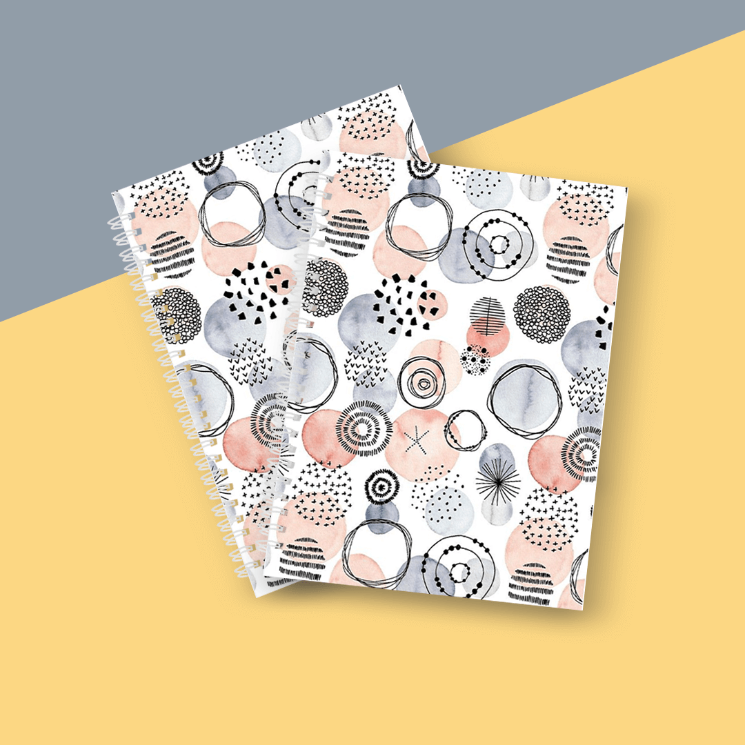 Shape Design Cover Spiral Notebook